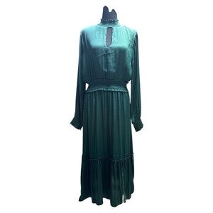 NWT Socialite Green Long Sleeve Dress Size Medium